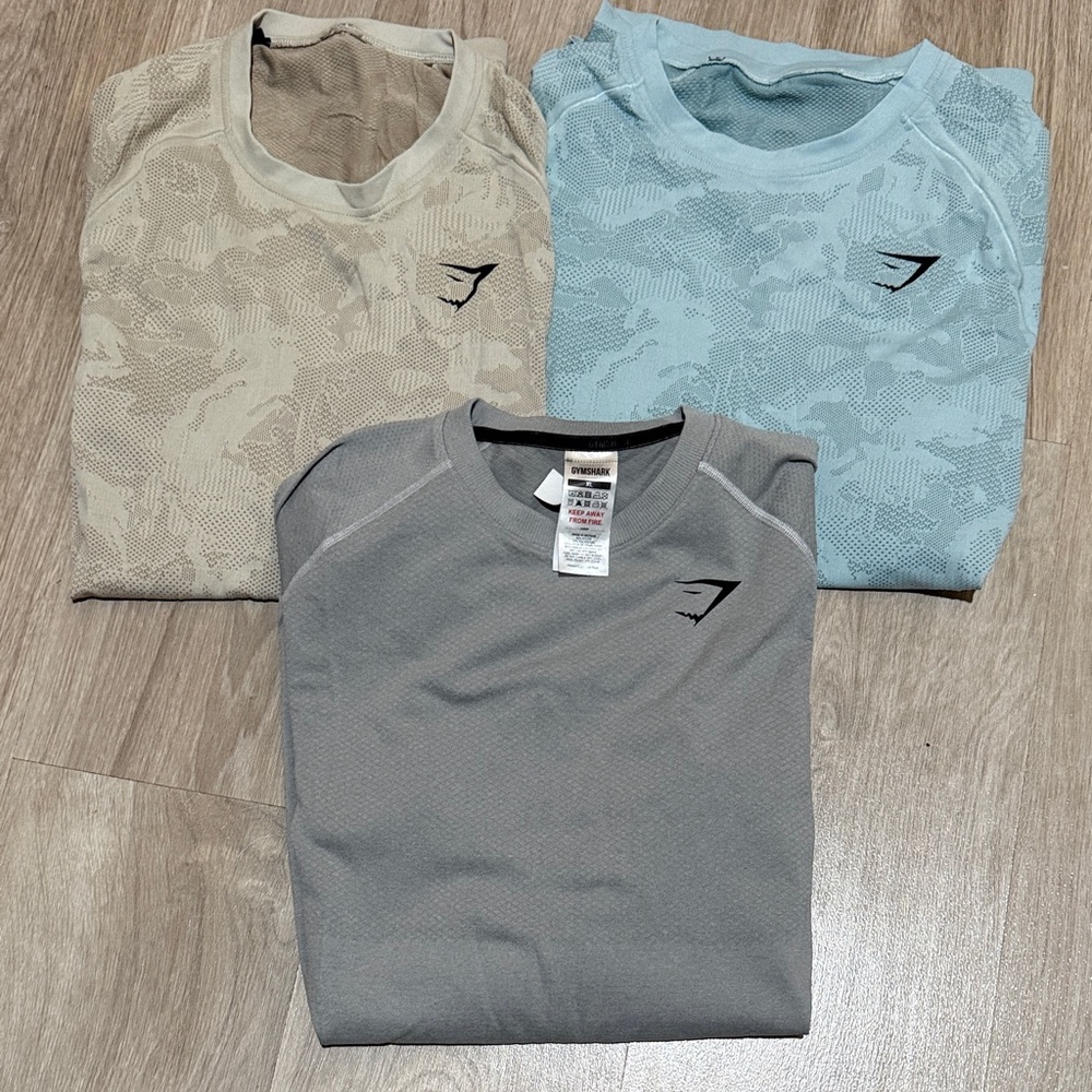 Men’s Gymshark Seamless Tee Bundle - Sz XL - good condition